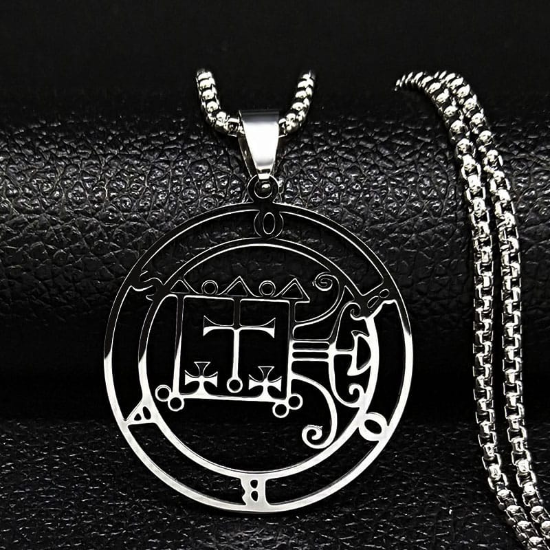 Orobas Sigil Goetia Stainless Steel Necklace