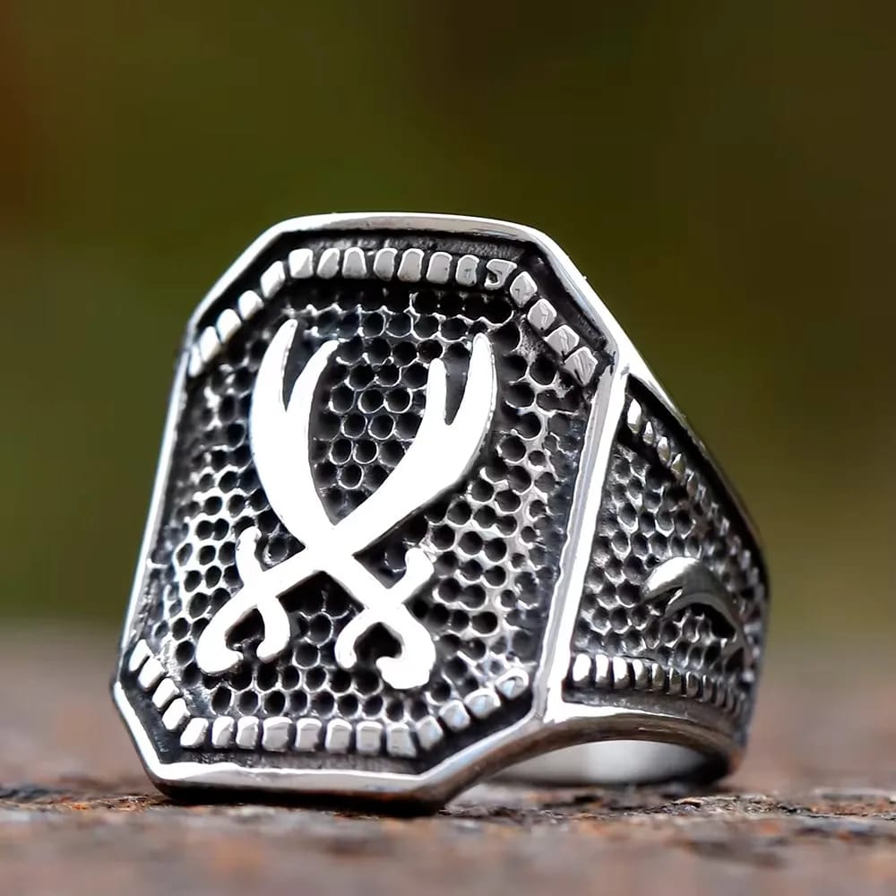 Ali Zulfikar Sword 316L Stainless Steel Ring