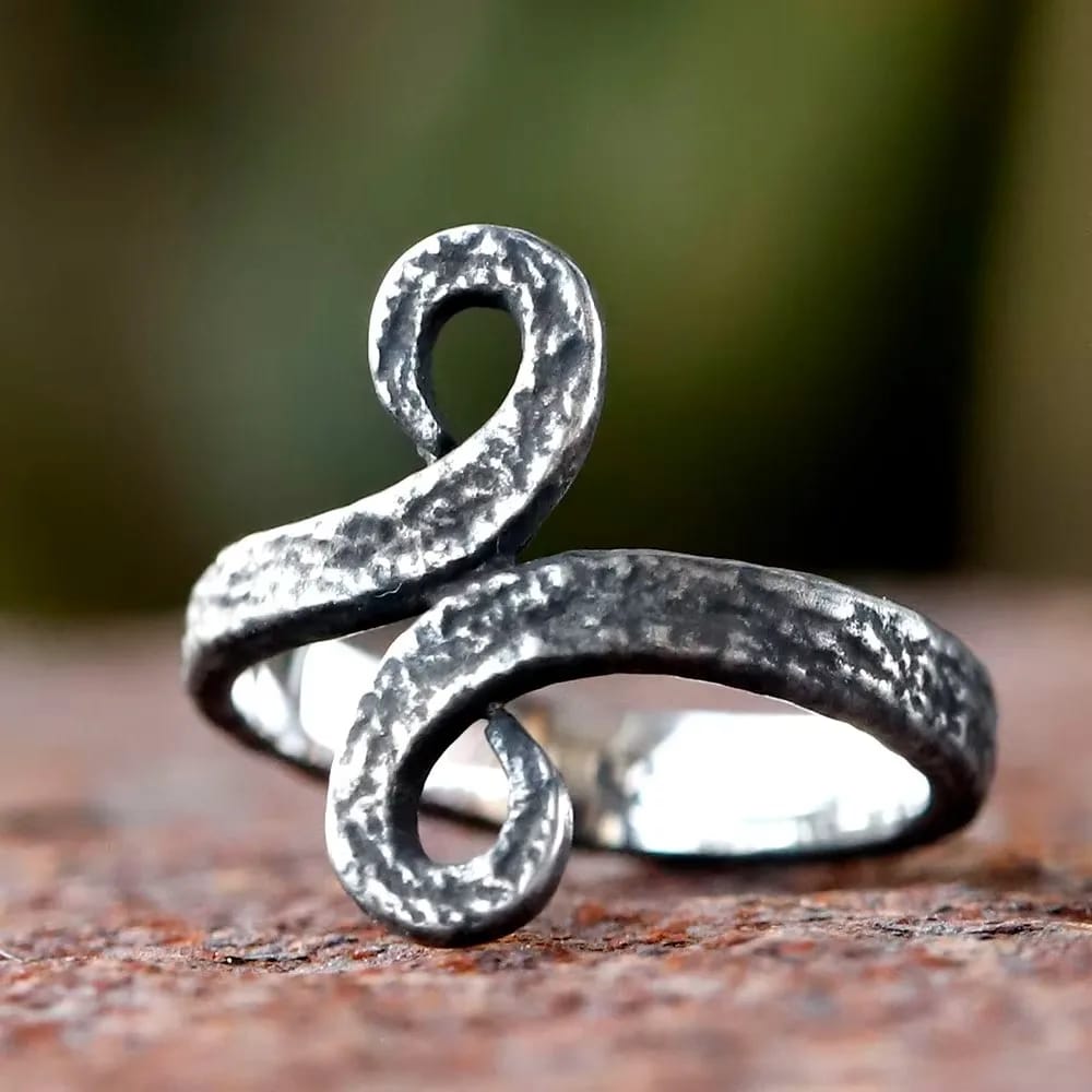 Men's Vintage Norse Troll Cross Ring 316L Stainless Steel