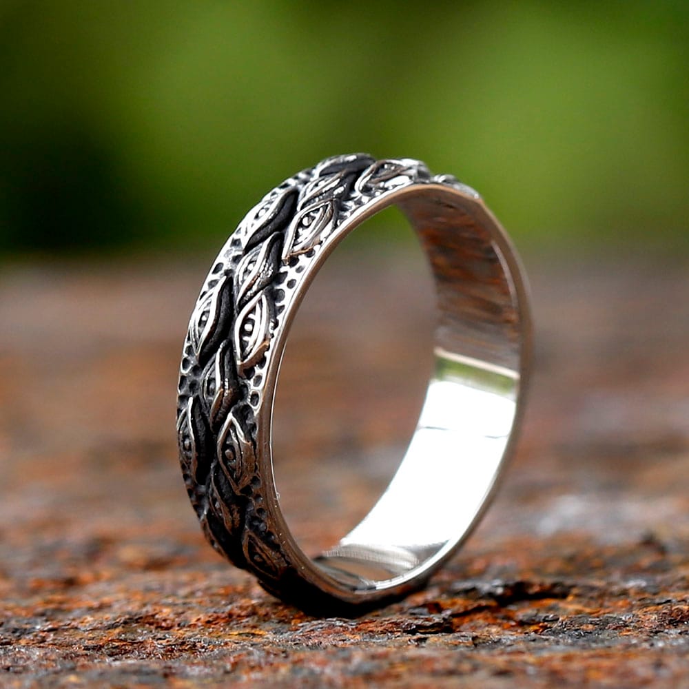 Men's 316L Stainless Steel Mythology Eye Ring