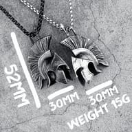 Close-up of the pendant's bail and chain connection, highlighting durability